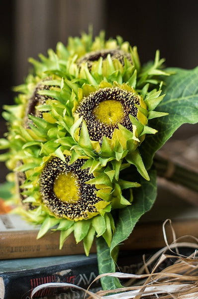 Unique Flower Arrangement for Home Decoration, A Bunch of Sunflowers, Bedroom Flower Arrangement Ideas, Beautiful Artificial Flowers for Living Room-ArtWorkCrafts.com