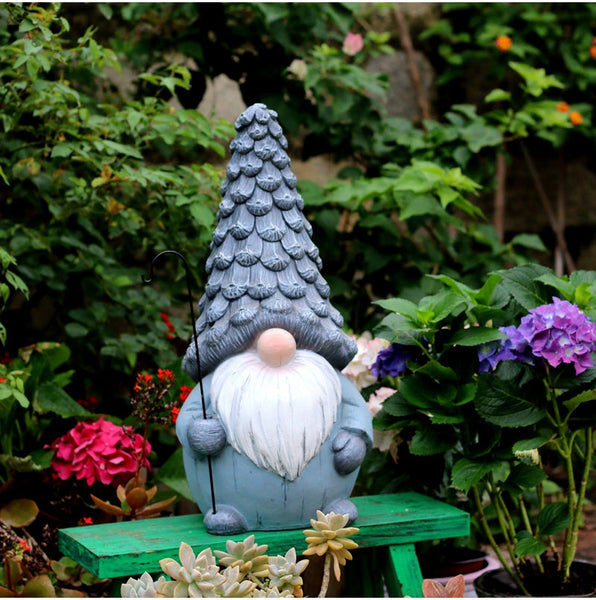 Garden Figure Sculpture Statues, Gnome Statue for Garden Ornaments, Garden Decoration Ideas, Villa Courtyard Decor, Outdoor Garden Decoration-ArtWorkCrafts.com