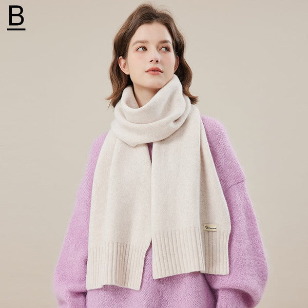 Fashion Designer Scarf, Cold Weather Scarf, Wool Scarf for Women, Casual Scarf for Women, Modern Winter Scarf, Soft Cashmere Scarf for Women-ArtWorkCrafts.com