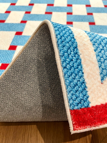 Modern Living Room Rug Ideas, Mid Century Modern Rugs, Contemporary Abstract Rugs for Dining Room, Geometric Contemporary Rugs-ArtWorkCrafts.com