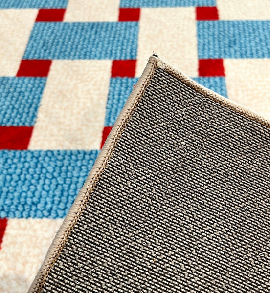 Modern Living Room Rug Ideas, Mid Century Modern Rugs, Contemporary Abstract Rugs for Dining Room, Geometric Contemporary Rugs-ArtWorkCrafts.com