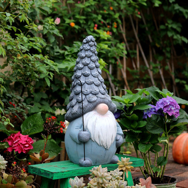 Garden Figure Sculpture Statues, Gnome Statue for Garden Ornaments, Garden Decoration Ideas, Villa Courtyard Decor, Outdoor Garden Decoration-ArtWorkCrafts.com