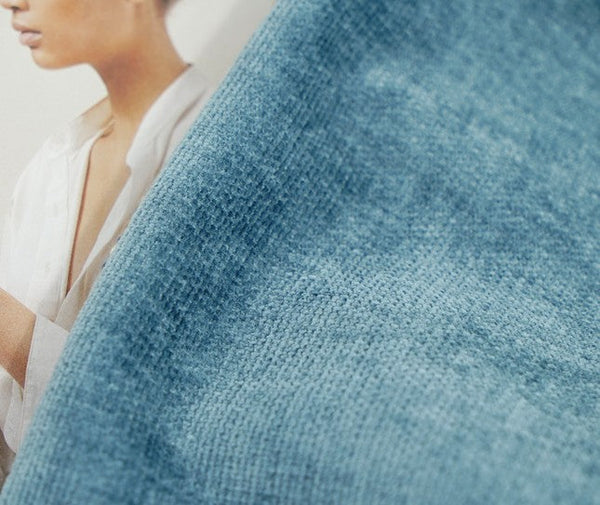 Abstract Blue Modern Sofa Pillows, Large Decorative Throw Pillows, Contemporary Square Modern Throw Pillows for Couch, Simple Throw Pillow for Interior Design-ArtWorkCrafts.com