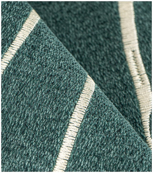 Abstract Green Decorative Throw Pillows, Geometric Square Modern Throw Pillows for Couch, Large Contemporary Throw Pillow for Interior Design-ArtWorkCrafts.com