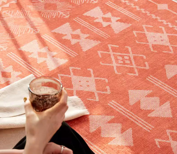 Modern Rugs for Living Room, Mid Century Area Rugs for Bedroom, Large Contemporary Area Rugs for Dining Room-ArtWorkCrafts.com