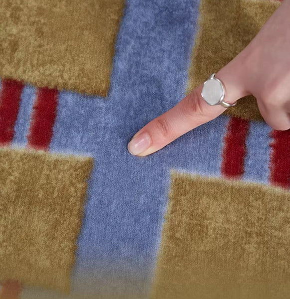 Mid Century Modern Rugs for Living Room, Vintage Area Rugs for Bedroom, Large Contemporary Area Rugs for Dining Room-ArtWorkCrafts.com