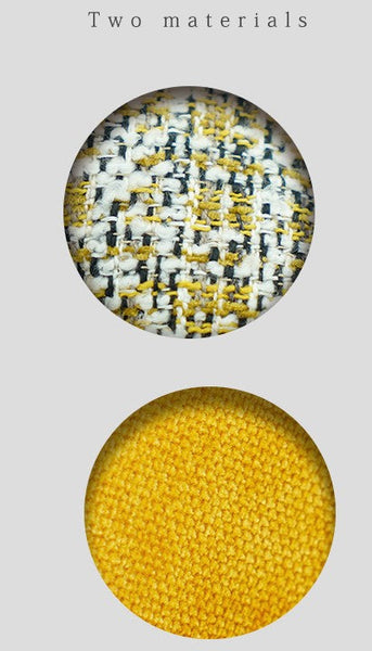 Contemporary Modern Sofa Pillows, Large Yellow Decorative Throw Pillows, Large Square Modern Throw Pillows for Couch, Simple Throw Pillow for Interior Design-ArtWorkCrafts.com