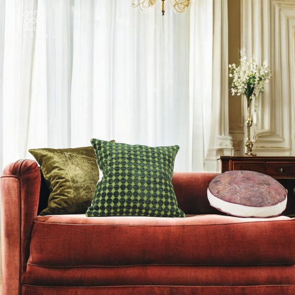 Modern Pillows for Living Room, Luxury Green Decorative Modern Pillows for Couch, Modern Sofa Pillows Covers, Modern Sofa Cushion-ArtWorkCrafts.com