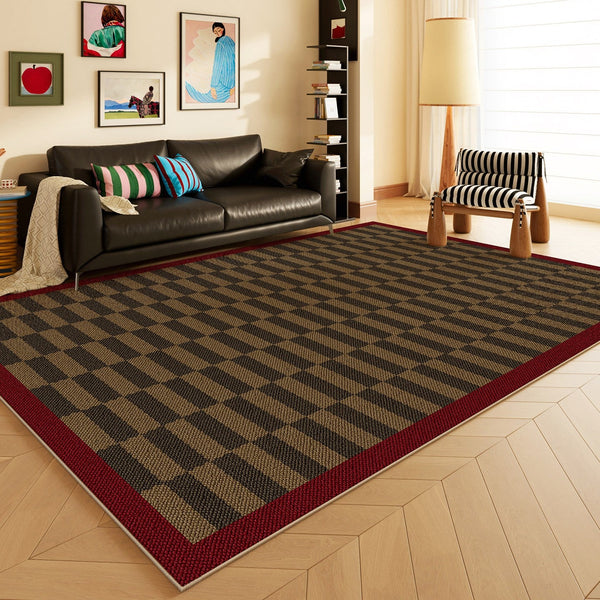 Geometric Contemporary Area Rugs, Modern Living Room Rug Ideas, Mid Century Modern Rugs, Colorful Modern Rugs for Dining Room-ArtWorkCrafts.com