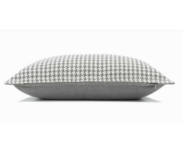 Gray Chequer Modern Sofa Pillows, Large Decorative Throw Pillows, Contemporary Square Modern Throw Pillows for Couch, Abstract Throw Pillow for Interior Design-ArtWorkCrafts.com