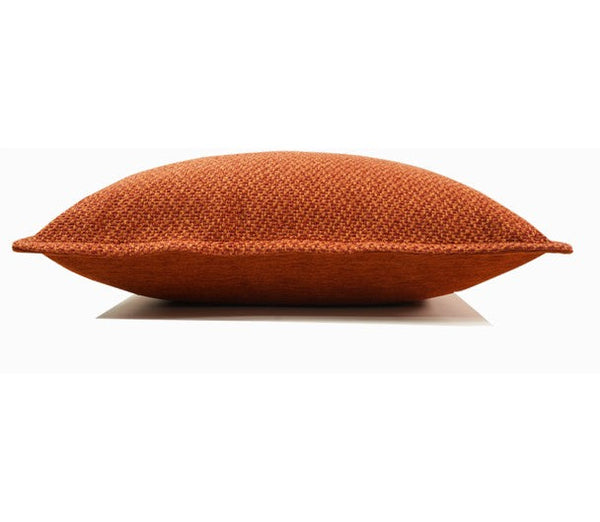 Orange Square Modern Throw Pillows for Couch, Large Contemporary Modern Sofa Pillows, Simple Decorative Throw Pillows, Large Throw Pillow for Interior Design