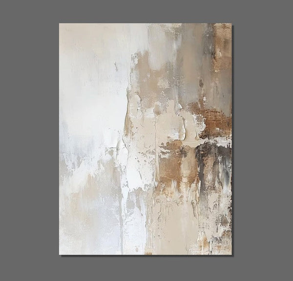 Extra Large Acrylic Painting, Modern Contemporary Abstract Artwork, Palette Knife Paintings, Simple Modern Art, Living Room Wall Art Painting-ArtWorkCrafts.com