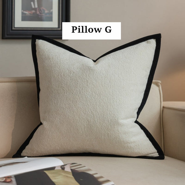 Large Decorative Throw Pillows, Decorative Pillow Arrangement Ideas for Couch, Modern Decorative Pillows for Living Room, Decorative Pillow Covers-ArtWorkCrafts.com