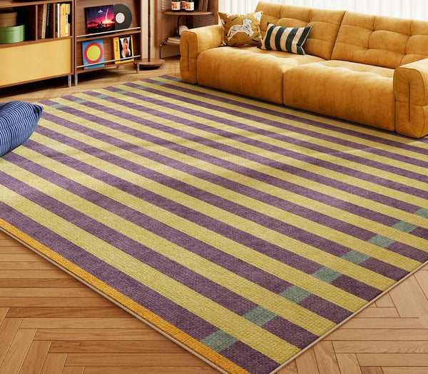 Modern Rugs for Living Room, Abstract Contemporary Rugs for Bedroom, Modern Rugs under Sofa, Colorful Modern Carpets for Dining Room