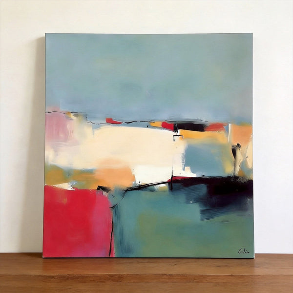 Original Abstract Paintings, Small Canvas Artwork, Hand Painted Canvas Art, Buy Small Paintings Online, Small Acrylic Painting on Canvas-ArtWorkCrafts.com