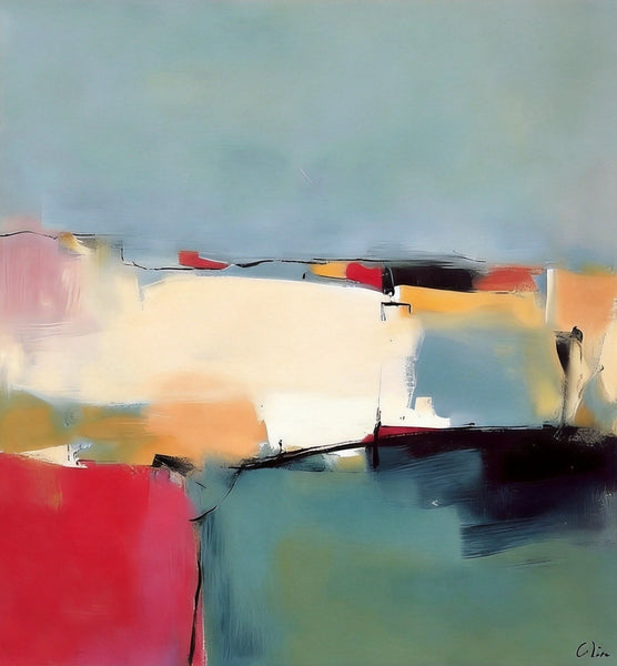 Original Abstract Paintings, Small Canvas Artwork, Hand Painted Canvas Art, Buy Small Paintings Online, Small Acrylic Painting on Canvas-ArtWorkCrafts.com