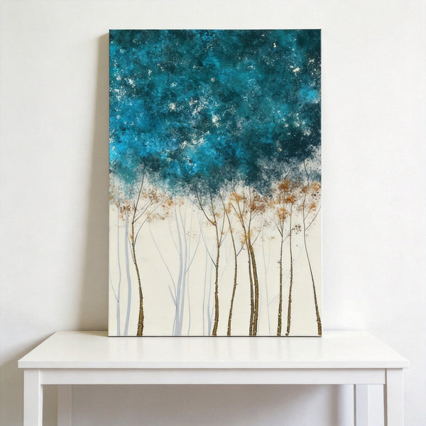 Original Abstract Paintings, Hand Painted Canvas Art, Abstact Tree Painting, Original Small Paintings, Buy Small Art Online-ArtWorkCrafts.com