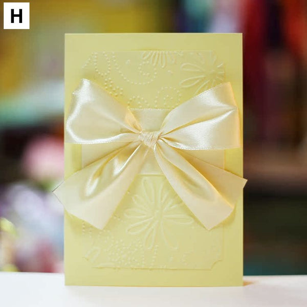 Beautiful Valentine's Day Greeting Card, Creative Birthday Greeting Card, Bowknot Greeting Cards, Original Handmade Wedding Greeting Card, Unique Anniversary Greeting Card to Lovers-ArtWorkCrafts.com