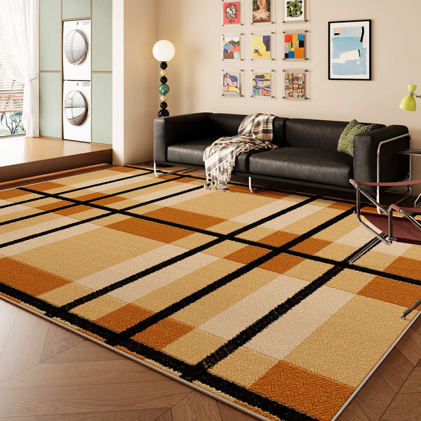 Contemporary Modern Carpets for Dining Room, Colorful Modern Rugs for Bedroom, Mid Century Modern Carpets for Living Room