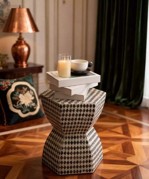 Modern Side Table, Bedside Small Side Table, Contemporary Bedside Table, Small End Table, Shell Small Sofa Side Table, Portable Casual Side Table, Creative Coffee Table, Contemporary Side Table-ArtWorkCrafts.com