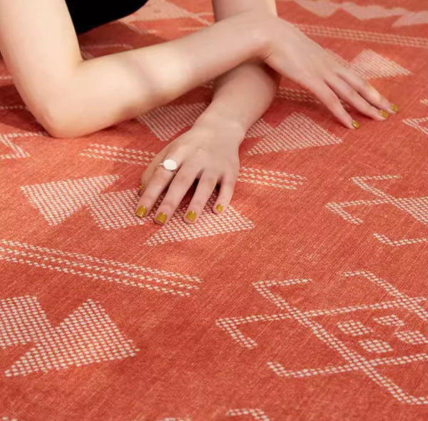 Modern Rugs for Living Room, Mid Century Area Rugs for Bedroom, Large Contemporary Area Rugs for Dining Room-ArtWorkCrafts.com