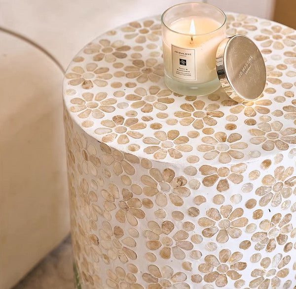 Creative Coffee Table, Contemporary Side Table, Small End Table, Portable Casual Side Table, Shell Small Sofa Side Table, Modern Side Table, Contemporary Bedside Table, Bedside Small Side Table-ArtWorkCrafts.com
