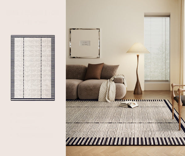 Bedroom Modern Rugs, Living Room Contemporary Modern Rugs, Modern Rugs for Dining Room, Large Abstract Geometric Modern Rugs-ArtWorkCrafts.com