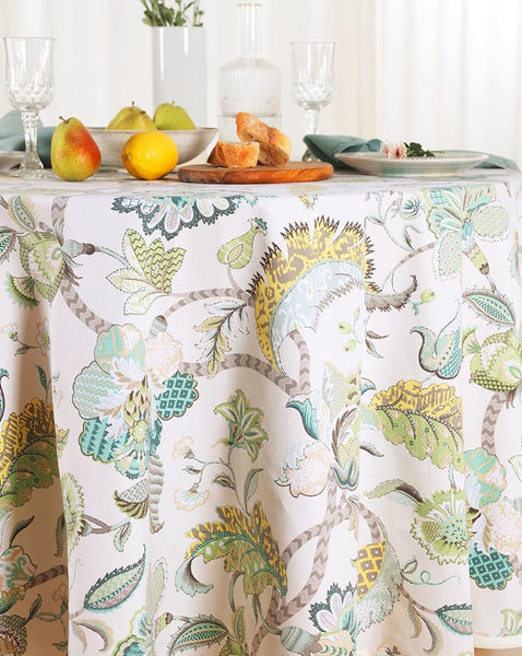 Rustic Table Covers for Kitchen, Large Rectangle Tablecloth for Dining Room Table, Country Farmhouse Tablecloth, Square Tablecloth for Round Table-ArtWorkCrafts.com