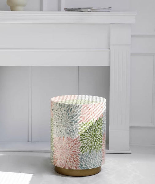 Unique Small End Table, Contemporary Small Sofa Side Table, Portable Casual Side Table, Creative Coffee Table, Shell Small Side Table-ArtWorkCrafts.com