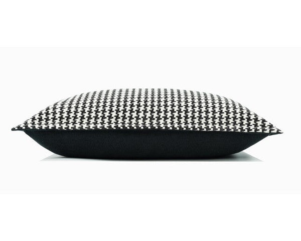 Chequer Modern Sofa Pillows, Large Black and White Decorative Throw Pillows, Contemporary Square Modern Throw Pillows for Couch, Abstract Throw Pillow for Interior Design-ArtWorkCrafts.com