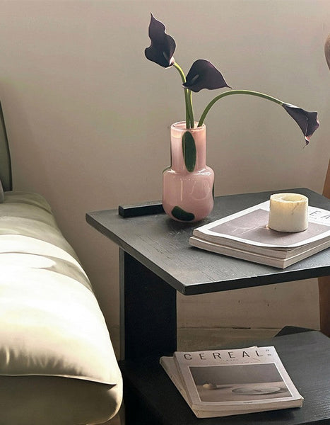 Handmade Glass Bud Vases, Flower Vases on Table, Vintage Small Glass Flower Vases, Water Holding Flower Vases