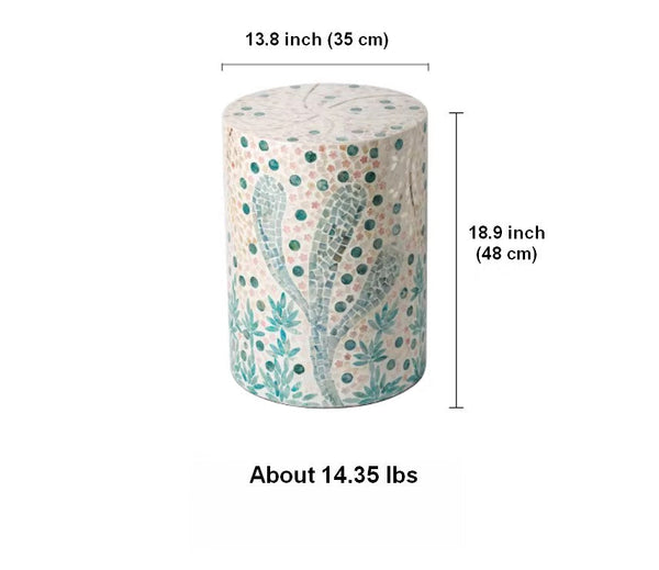 Unique Small End Table, Portable Casual Side Table, Creative Coffee Table, Contemporary Small Sofa Side Table, Shell Small Side Table-ArtWorkCrafts.com