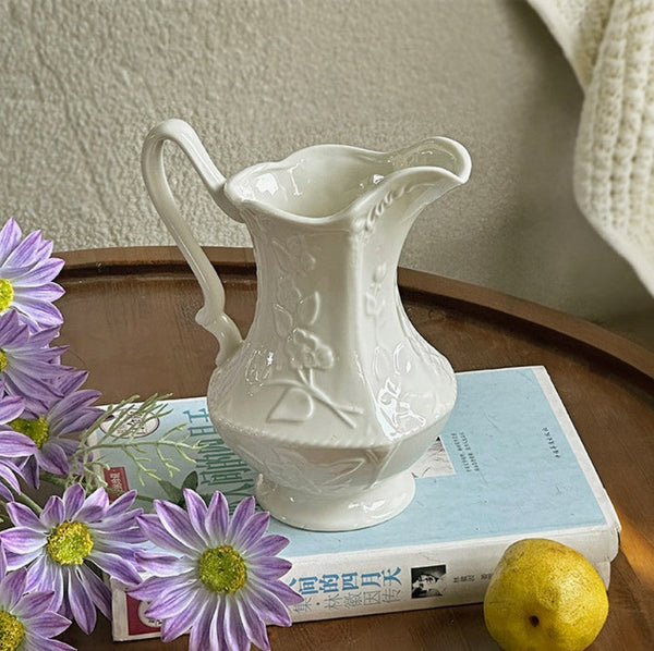 Ceramic Bud Vases, Small Flower Vases on Table, Rustic Porcelain Flower Vases, Handmade Water Holding Flower Vases-ArtWorkCrafts.com