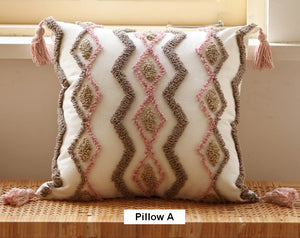 Modern Decorative Pillows for Interior Design, Simple Decorative Pillow Covers, Square Modern Throw Pillows for Couch, Contemporary Modern Sofa Pillows-ArtWorkCrafts.com