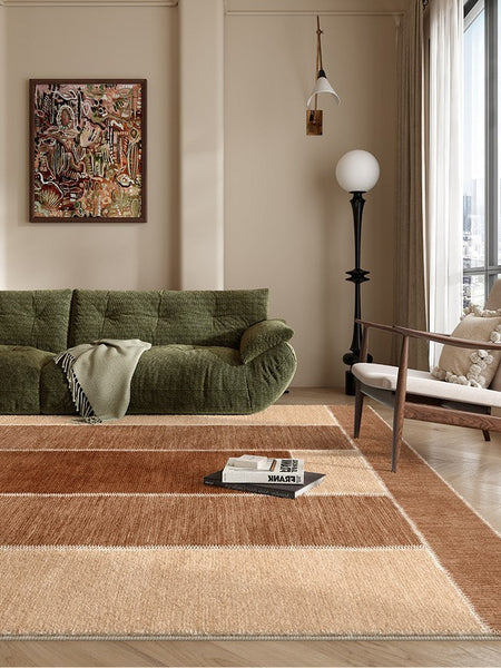 Abstract Modern Carpets for Living Room, Modern Rugs for Dining Room, Contemporary Rugs for Bedroom, Mid Century Modern Rugs Next to Bed-ArtWorkCrafts.com