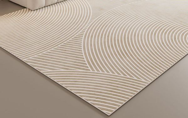 Simple Abstract Area Rugs for Dining Room, Contemporary Modern Rug Placement Ideas for Living Room, Geometric Modern Rug Ideas for Bedroom-ArtWorkCrafts.com