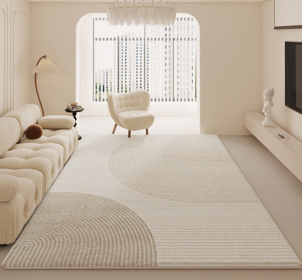 Geometric Contemporary Rugs for Dining Room, Soft Modern Rug for Bedroom, Large Modern Rugs for Living Room, Modern Rugs for Sale