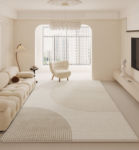 Geometric Contemporary Rugs for Dining Room, Soft Modern Rug for Bedroom, Large Modern Rugs for Living Room, Modern Rugs for Sale