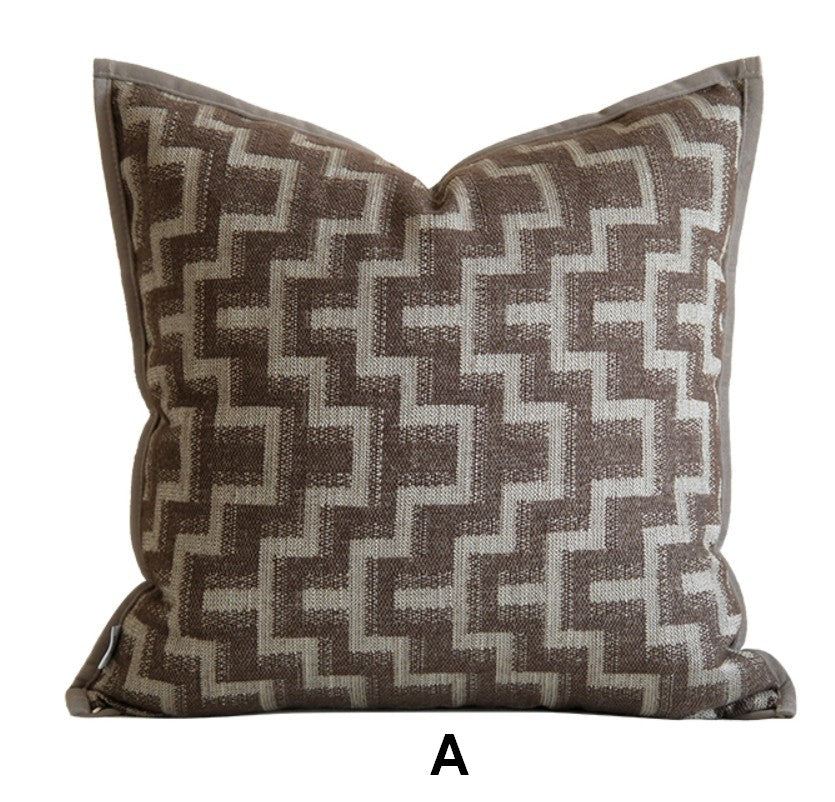 Mid Century Decorative Pillows for Couch, Geometric Modern Sofa Pillows, Contemporary Throw Pillows, Modern Pillows for Bedroom, Modern Sofa Pillows-ArtWorkCrafts.com