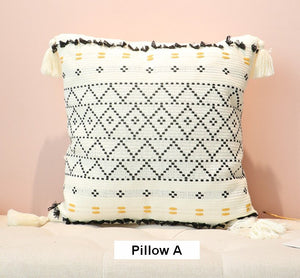 Oriental Decorative Throw Pillows for Bedroom, Square Pillows for Couch, Contemporary Modern Pillow Covers, Bohemian Decorative Sofa Pillows-ArtWorkCrafts.com