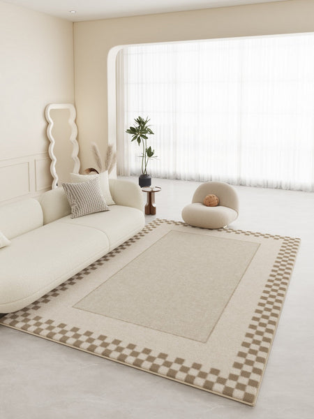 Modern Rugs for Dining Room, Simple Large Modern Rugs for Living Room, Abstract Modern Rugs for Bedroom, Abstract Geometric Modern Rugs-ArtWorkCrafts.com