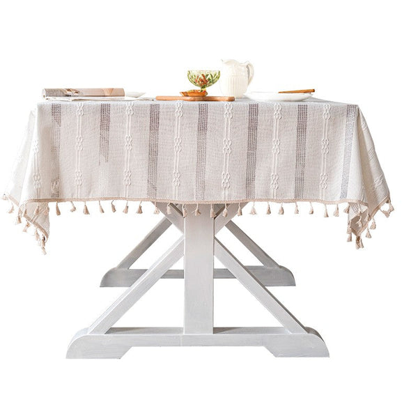 Rustic Table Covers for Kitchen, Linen Rectangular Tablecloth for Oval Table, Country Farmhouse Tablecloth, Large Rectangle Tablecloth for Dining Room Table-ArtWorkCrafts.com