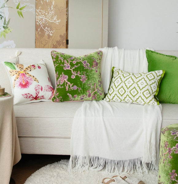 Unique Decorative Pillow Arrangement Ideas for Couch, Modern Decorative Cushion Covers, Decorative Pillows for Living Room, Large Decorative Pillows for Interior Design-ArtWorkCrafts.com