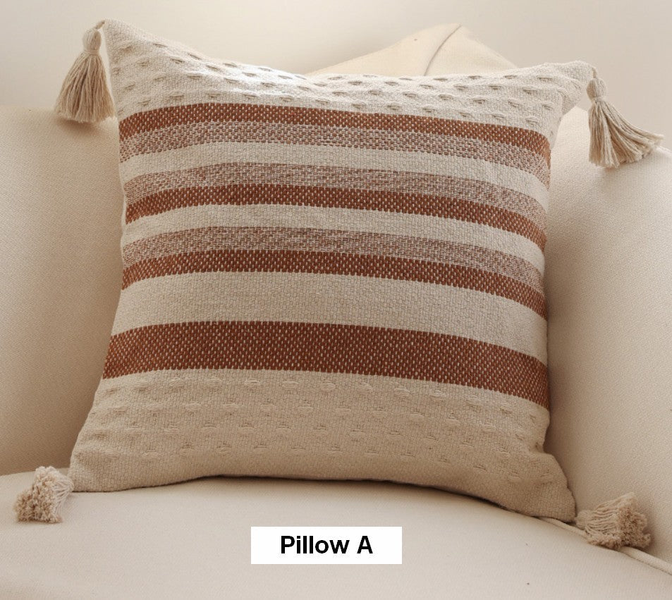 Geometric Pattern Decorative Pillow for Couch, Modern Decorative Sofa Pillows for Bedroom, Contemporary Decorative Square Pillow Covers-ArtWorkCrafts.com