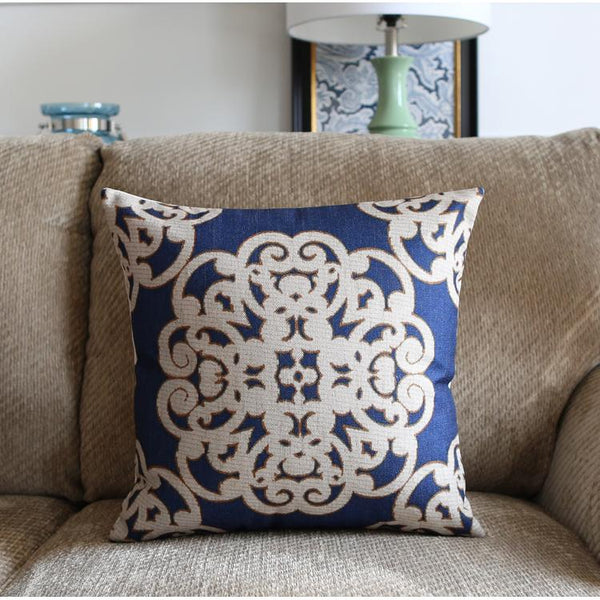 Geometric Pattern Throw Pillows, Modern Pillows for Couch, Decorative Throw Pillow, Sofa Pillows for Living Room-ArtWorkCrafts.com