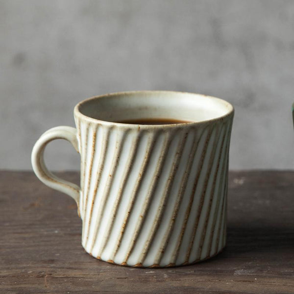Large Capacity Coffee Cup, Pottery Tea Cup, Handmade Pottery Coffee Cup, Cappuccino Coffee Mug-ArtWorkCrafts.com