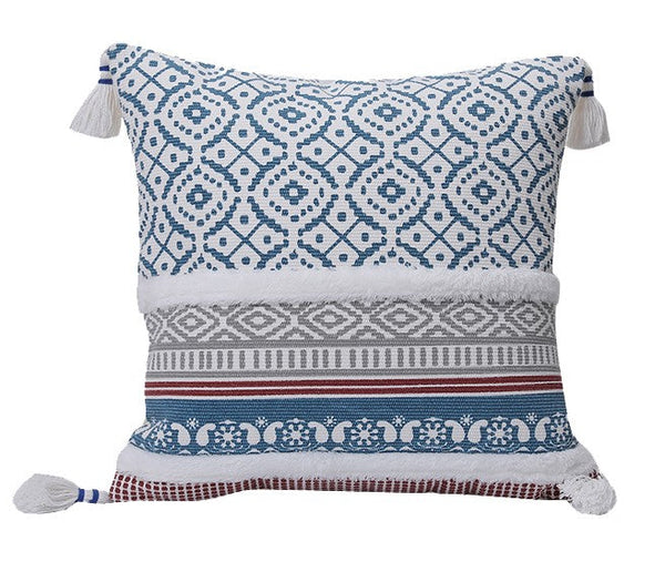 Contemporary Decorative Pillow Covers, Modern Decorative Pillow for Interior Design, Geometric Modern Sofa Pillows for Bedroom, Modern Square Pillows for Couch-ArtWorkCrafts.com