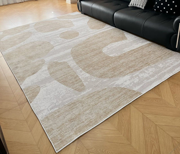 Modern Rugs under Sofa, Dining Room Floor Rugs, Abstract Contemporary Rugs for Bedroom, Modern Rug Ideas for Living Room-ArtWorkCrafts.com