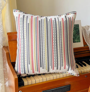 Decorative Throw Pillows for Dining Room, Bohemian Decorative Sofa Pillows, Geometric Modern Pillow Covers, Oriental Square Pillows for Couch-ArtWorkCrafts.com