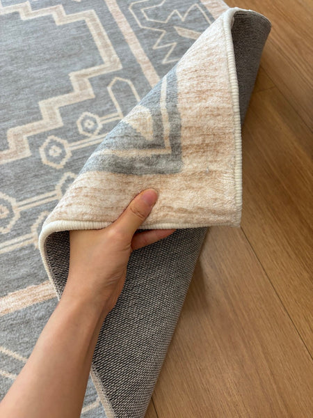 Contemporary Abstract Rugs Next to Bed, Geometric Modern Carpets for Office, Vintage Soft Turkish Rug for Living Room, Large Modern Rugs under Dining Room Table-ArtWorkCrafts.com